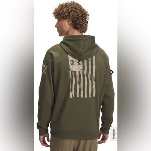 Under Armour Freedom Flag Long-Sleeve Hoodie for Men - NWT